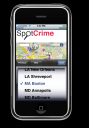 SpotCrime iPhone webapp: City Selector View